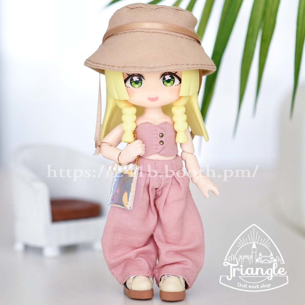 ビスチェ＋ワイドパンツ