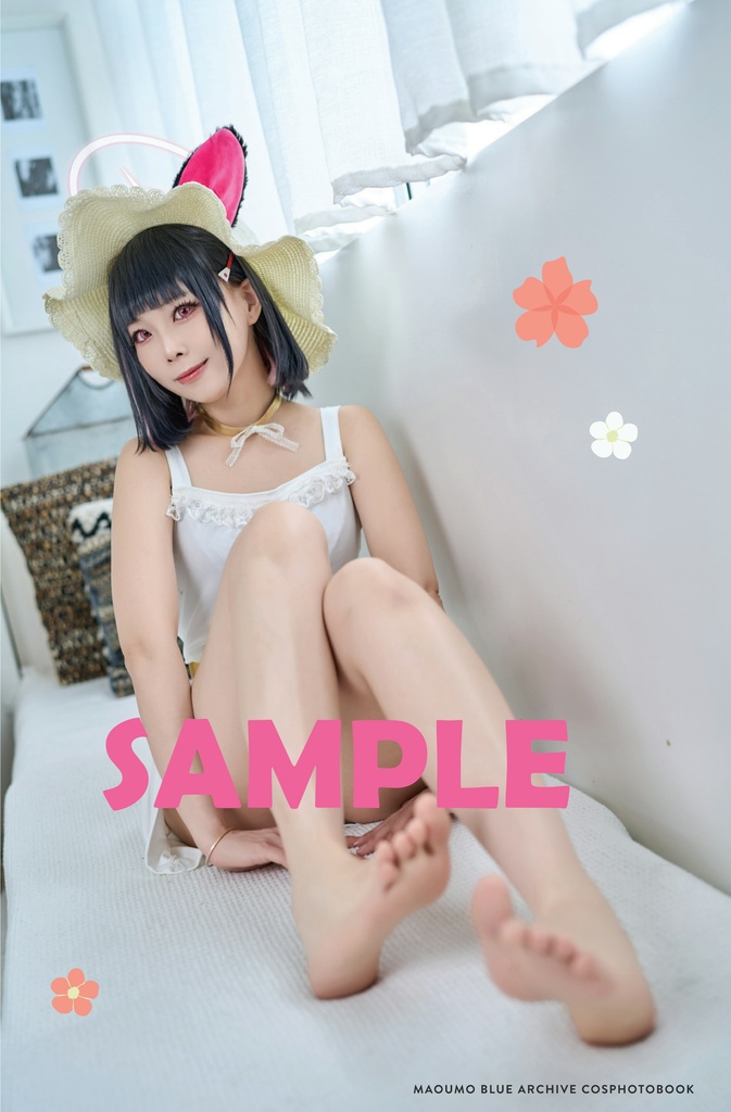 【C104】ブルアカ 杏山カズサ コスプレ写真集「Pet me please, Sensei」