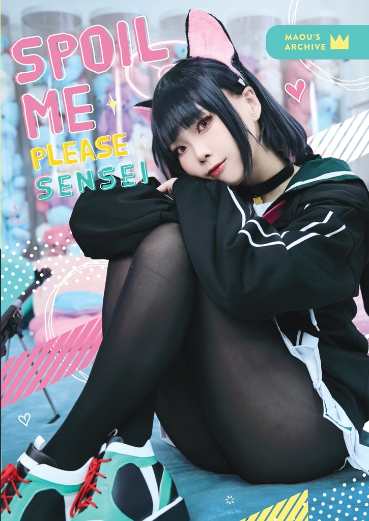 【C106】ブルアカ 杏山カズサ コスプレ写真集②「●●●●● me please, Sensei」