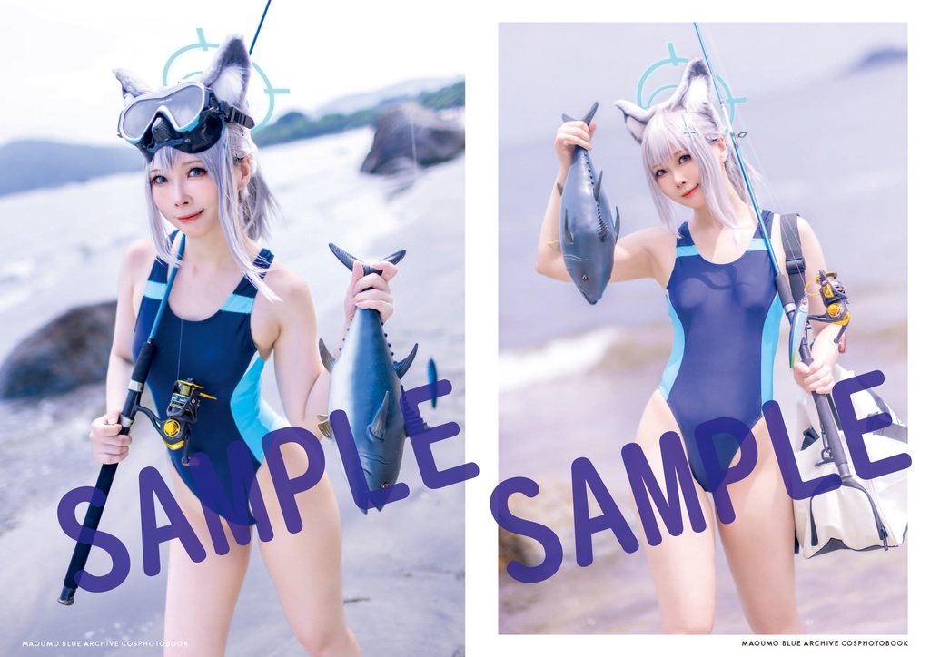 【C106】ブルアカ 砂狼シロコ 風倉モエ コスプレ写真集「Hot Unlimit with You」