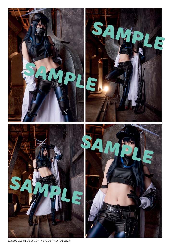 【C107】ブルアカ サオリ コスプレ写真集 & DLカード「As per your Order, Sensei」