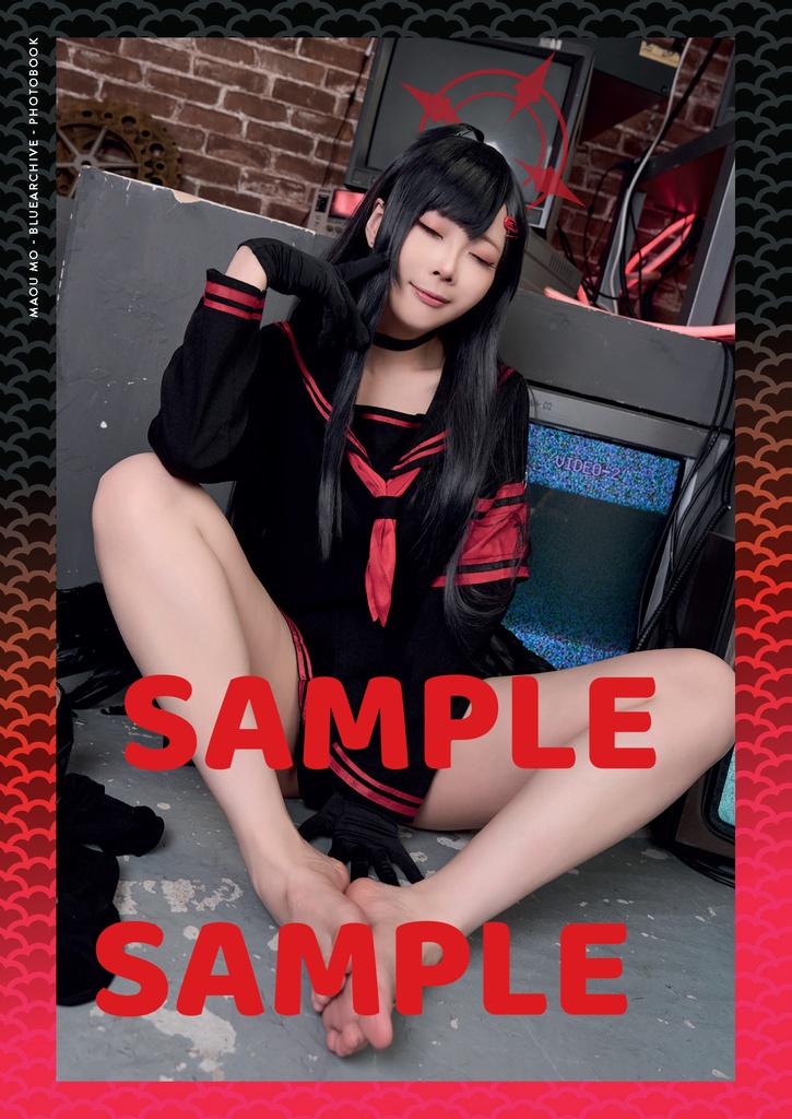 【C107】ブルアカ イチカ コスプレ写真集 & DLカード「Maji Justice! Excuse me~」