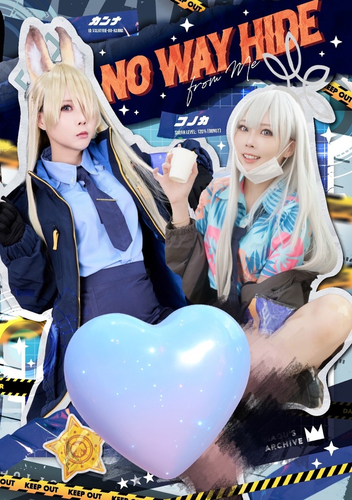 【C108】ブルアカ カンナ コノカ コスプレ写真集「No Way Hide from Me」