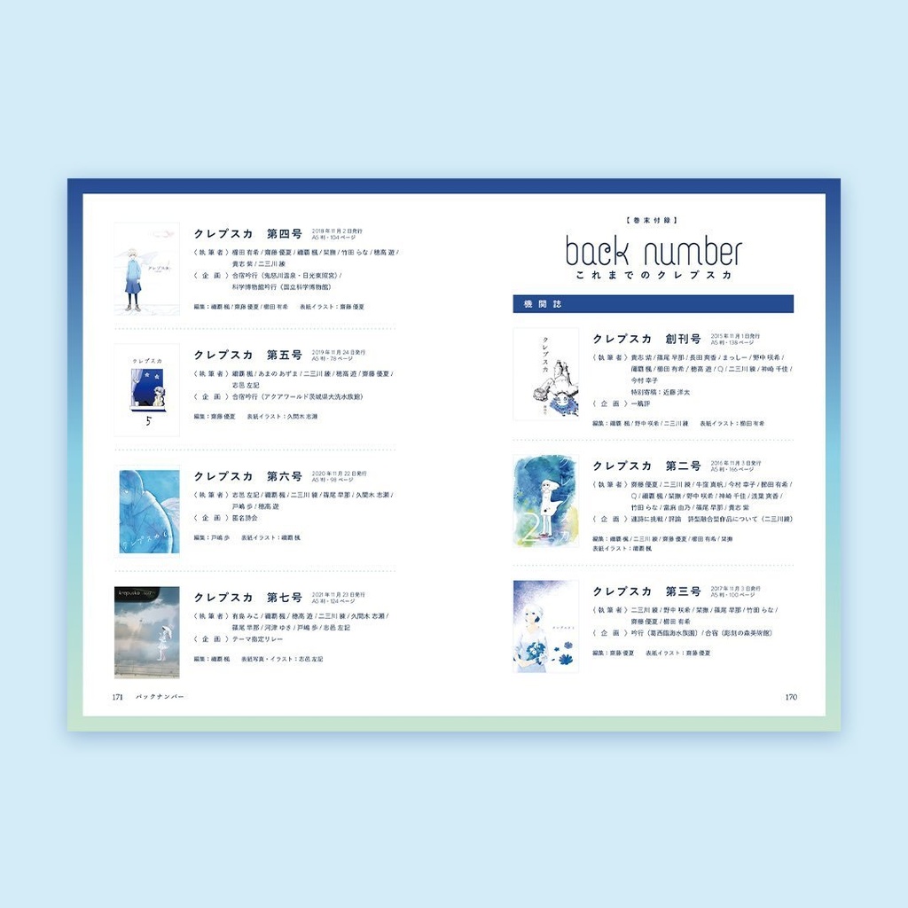 クレプスカ 第10号(2024年発行)
