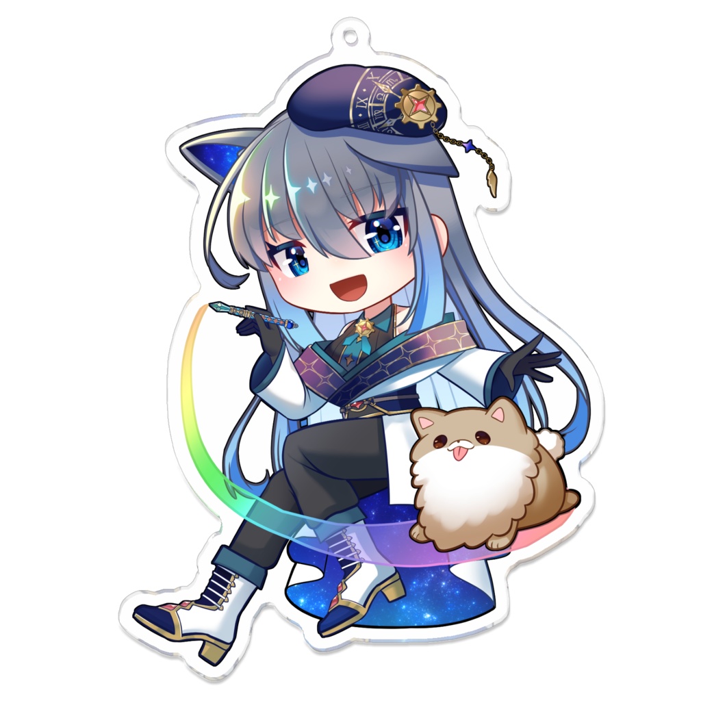 【初配信記念】夜和V&ぽめ・らにお君アクリルキーホルダー