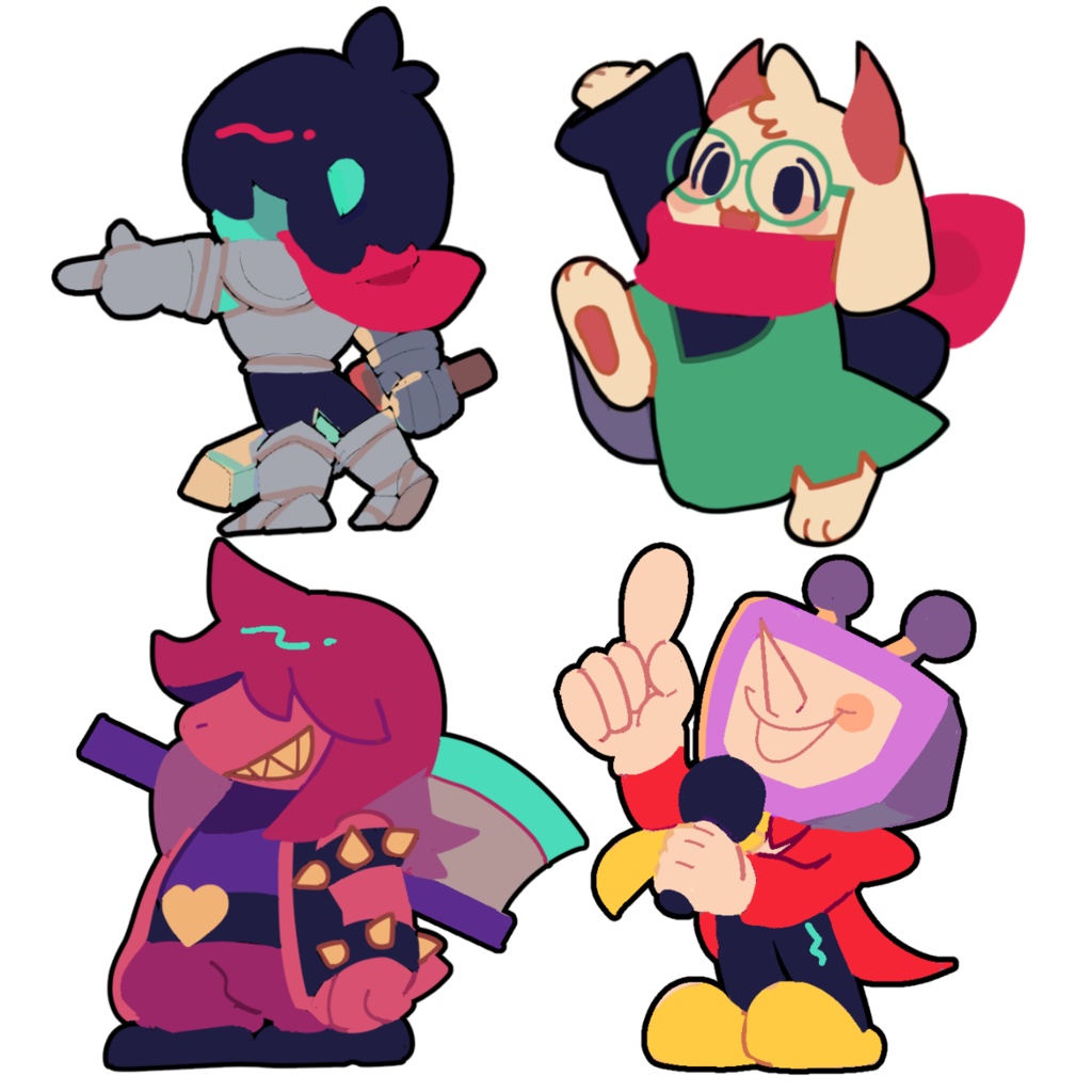 フチなしアクリルスタンド【クリス/ラルセイ/スージィ/テナ】