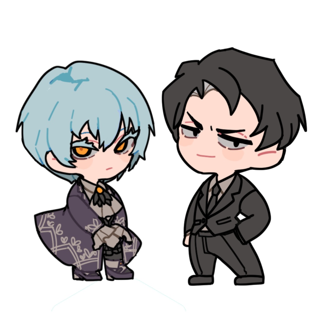 フチなしアクリルスタンド【ローラン/アンジェラ】