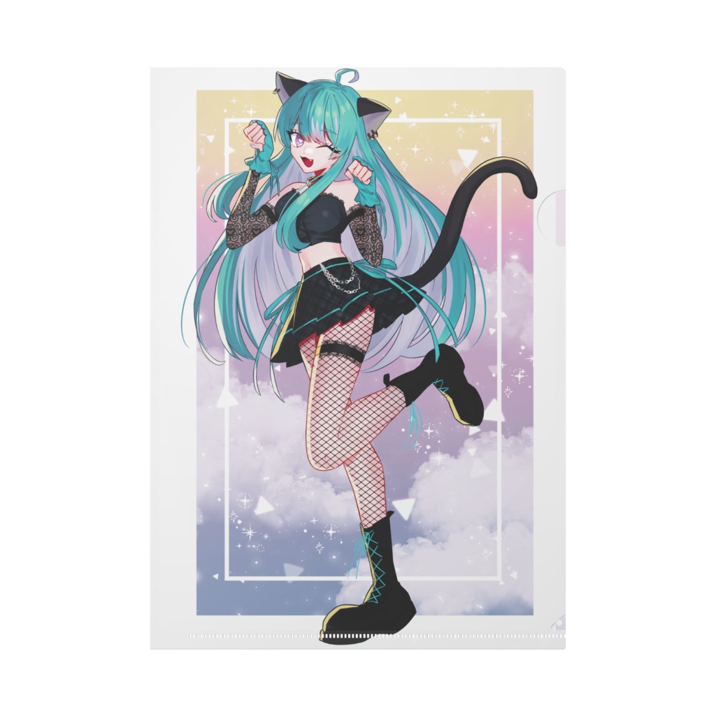 【ファイル】にゃんにゃん初期立ち絵【文房具】