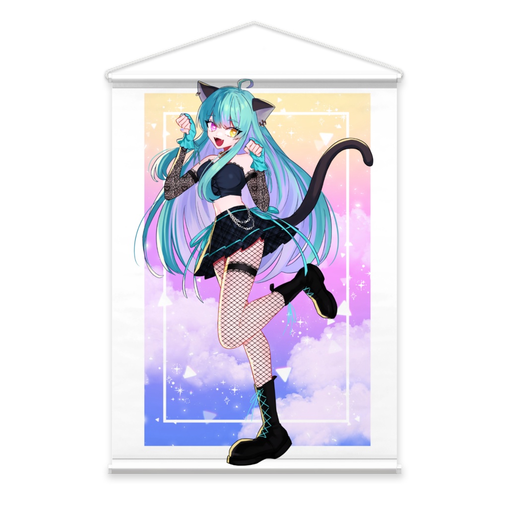 【タペストリー】にゃんにゃん初期立ち絵【インテリア】