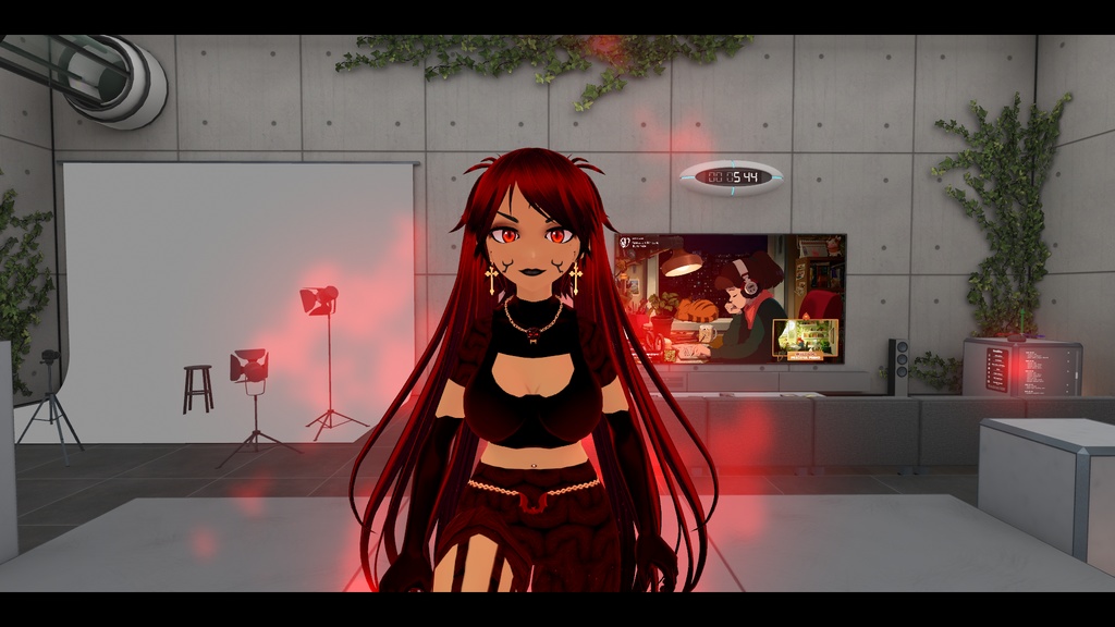 Vampire Female Avatar VR CHAT unity package ヴァンパイア女性アバター VRチャット Unityパッケージ