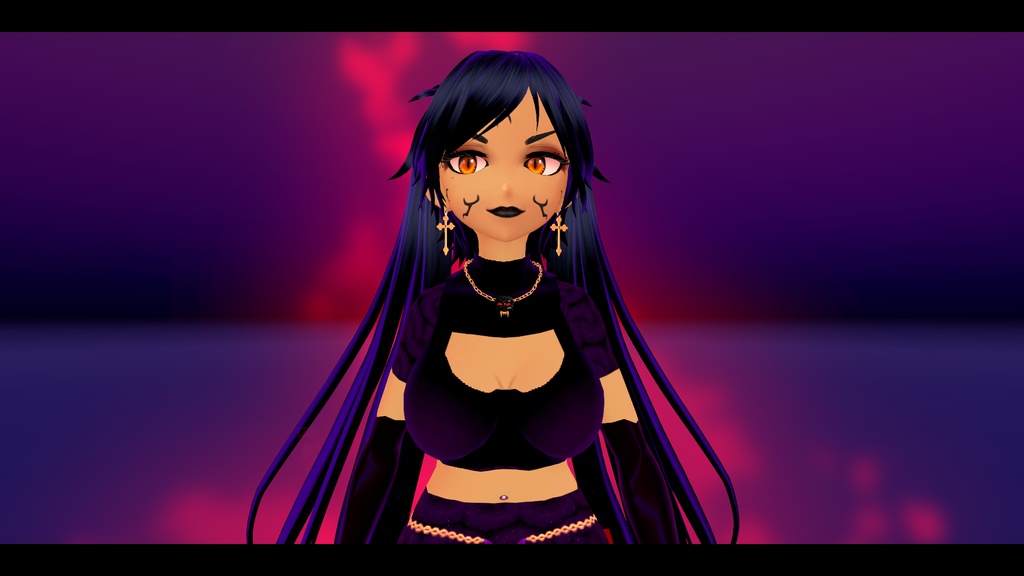 Vampire Female Avatar VR CHAT unity package ヴァンパイア女性アバター VRチャット Unityパッケージ