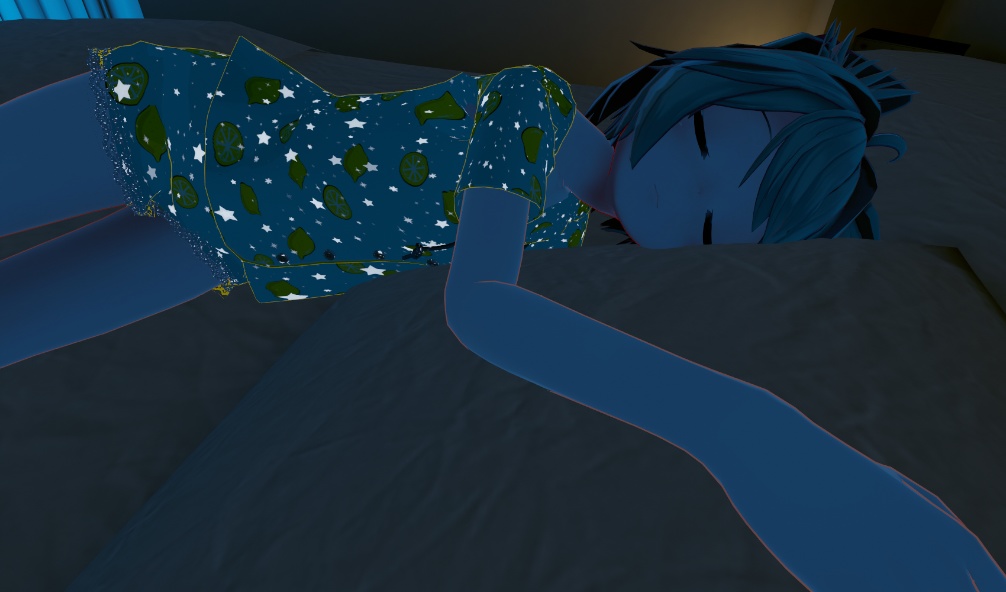 【VRChat想定衣装モデル】ミーシェのレモンパジャマ
