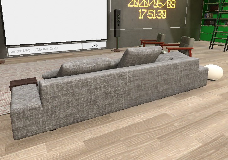 【Unity向け3Dモデル】Low Sofa