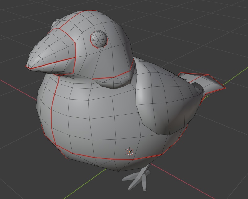 【VRChat想定アクセサリー】動く文鳥