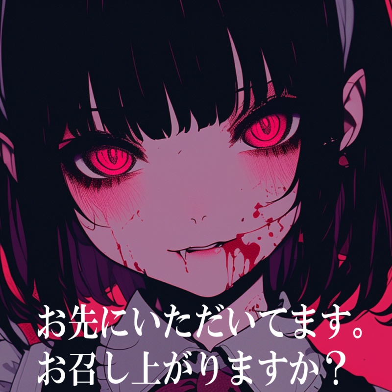 お先にいただいてます。お召し上がりますか?