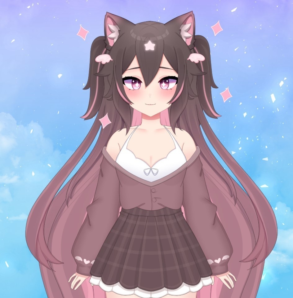 Angel Wolf Live2D Model