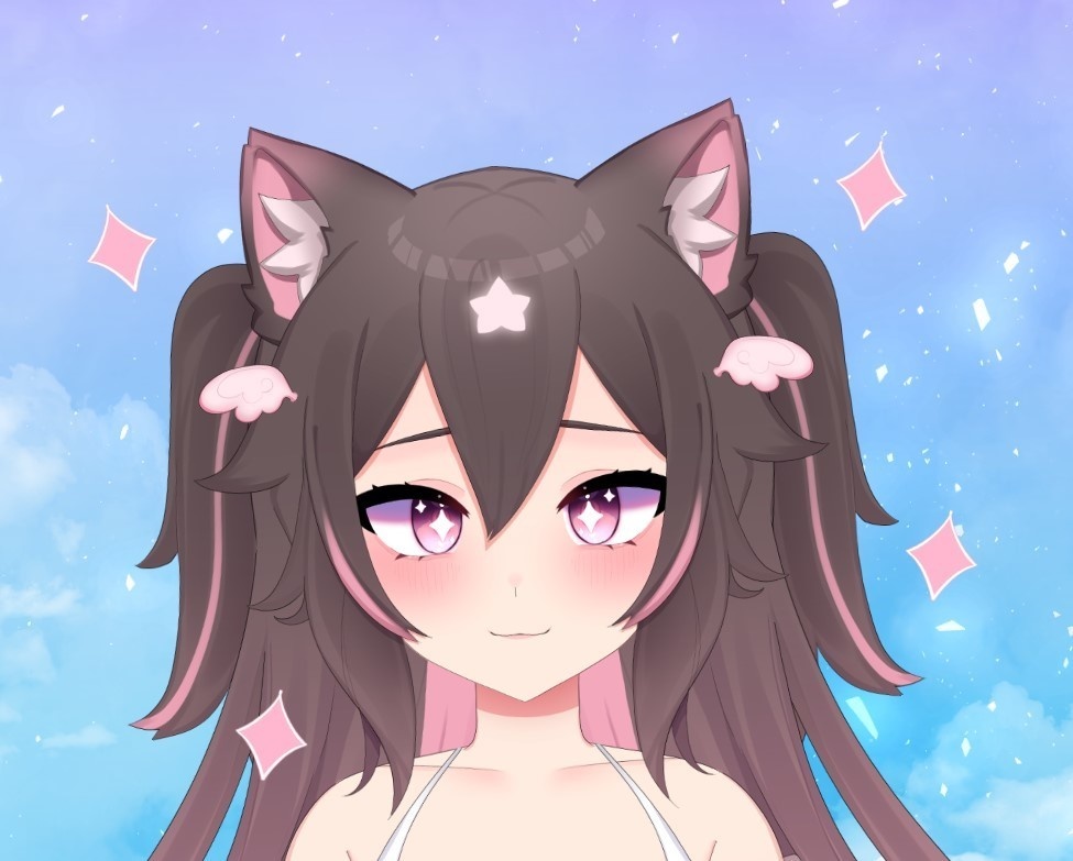 Angel Wolf Live2D Model