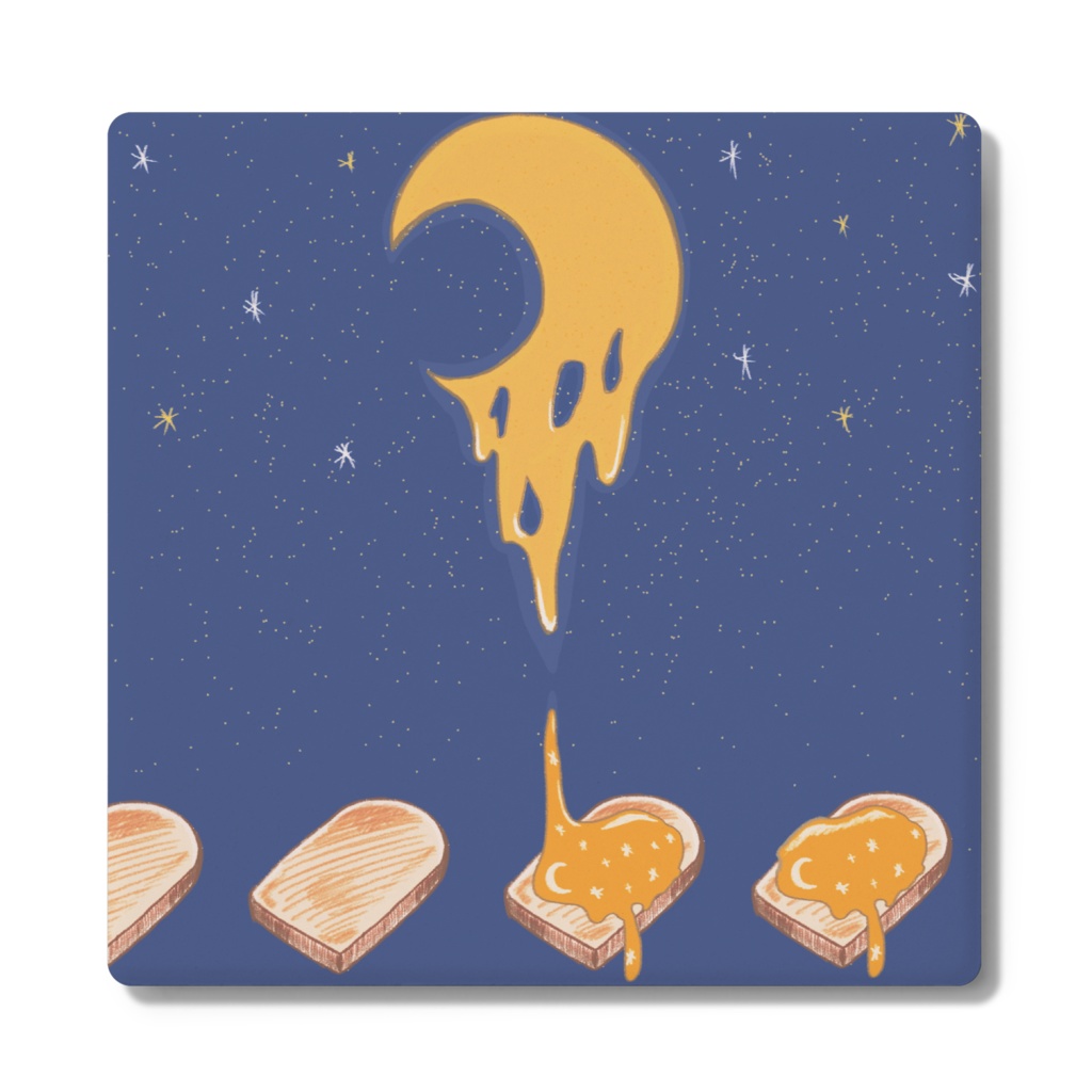 『月とパン』コースター