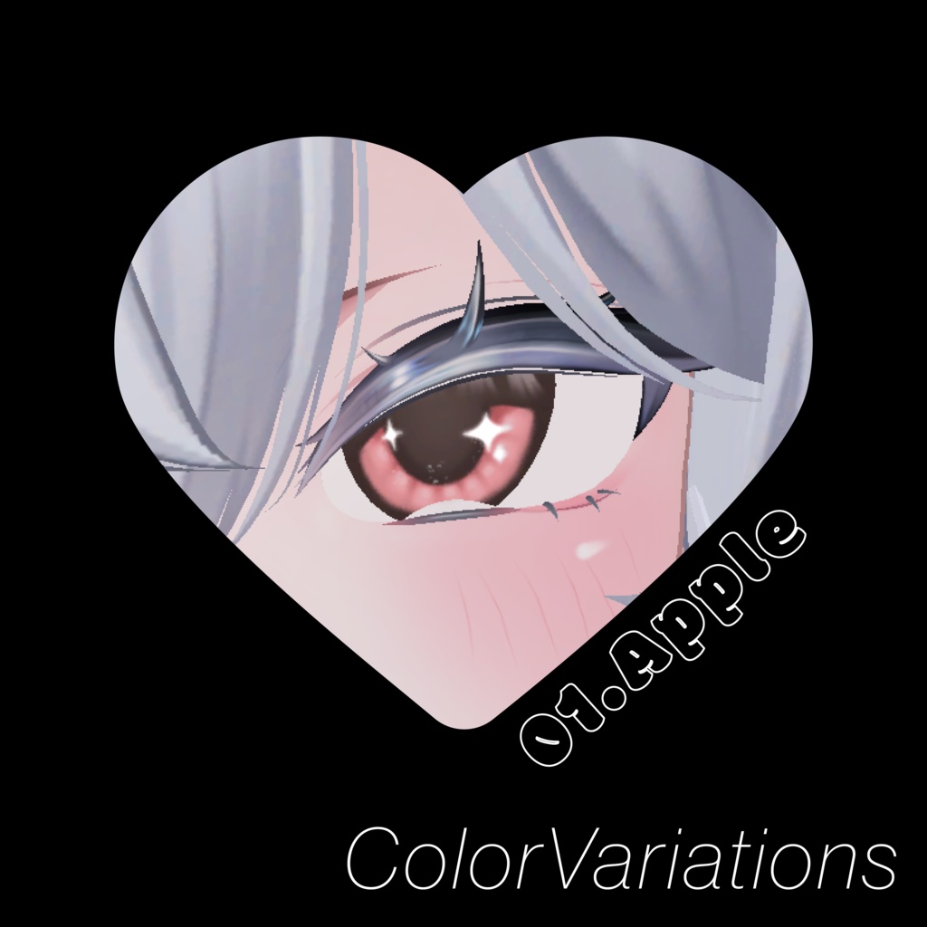 【4アバター対応】 ✧Y2Kあっぷるアイ✧EyeTexture