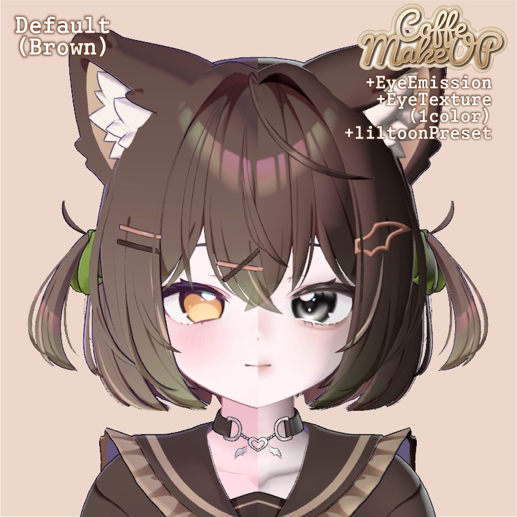 ❤️🔥sale❤️🔥【Chocolat専用】 ✧smore's✧ MakeUP Texture+EyeTexture+liltoonプリセット