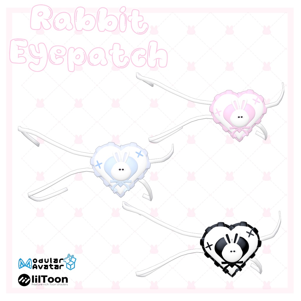 🍒 Rabbit Eyepatch 🍒 【MA対応】