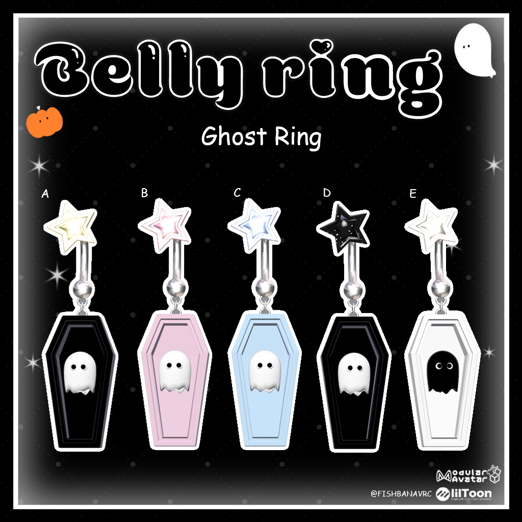 ♡ Halloween Belly Ring ♡ ハロウィンのへそピアス ♡MA対応♡