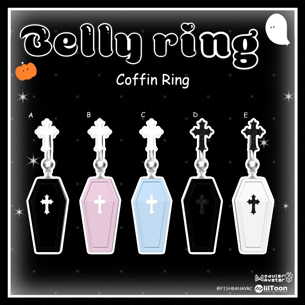 ♡ Halloween Belly Ring ♡ ハロウィンのへそピアス ♡MA対応♡