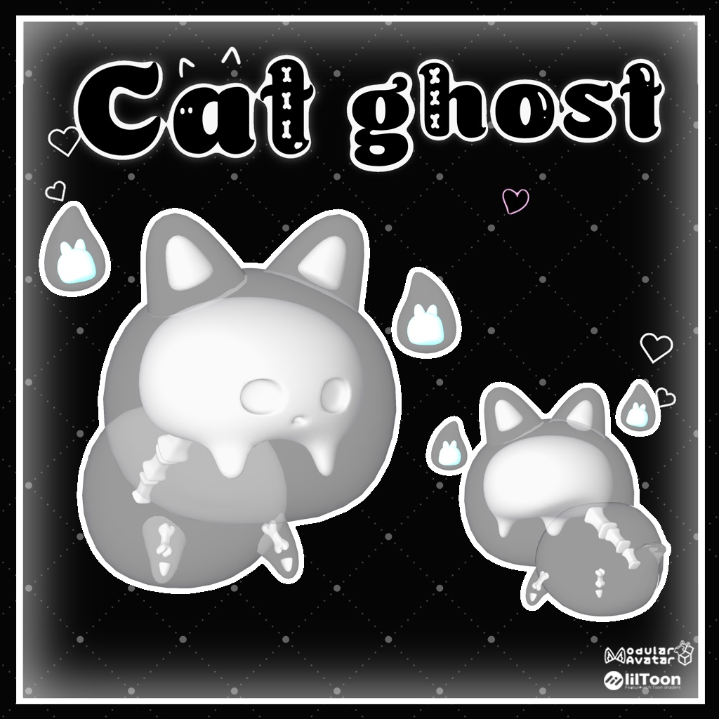 ♡ cat ghost ♡ 猫の幽霊 ♡MA対応♡
