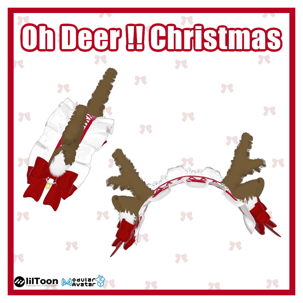 ♡10日限定セール♡OH Deer! christmas ♡クリスマスの頭飾り♡MA対応♡