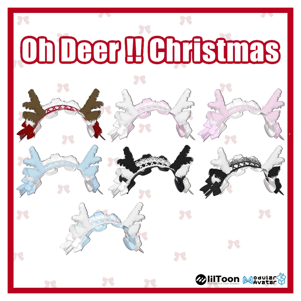 ♡10日限定セール♡OH Deer! christmas ♡クリスマスの頭飾り♡MA対応♡