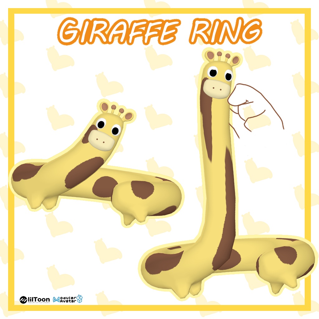 ♡10日限定セール♡Giraffe ring♡キリンリング♡MA対応♡