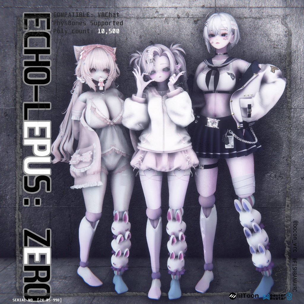 ♡10日限定セール♡ ECHO-LEPUS ZERO♡ 14アバター対応♡MA対応♡