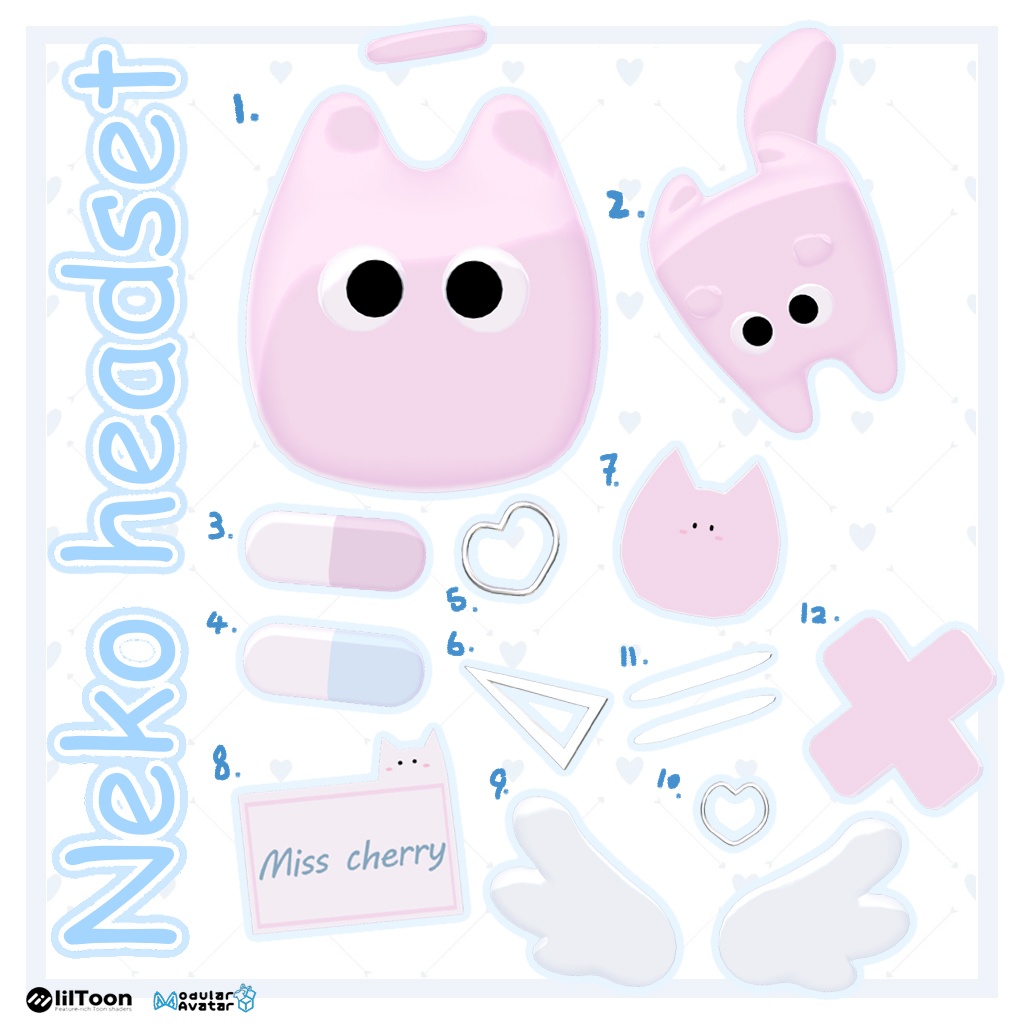 ♡10日限定セール♡Neko Head set♡MA対応♡