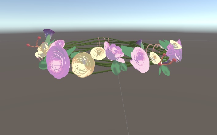 【3Dモデル】アバター用 花冠