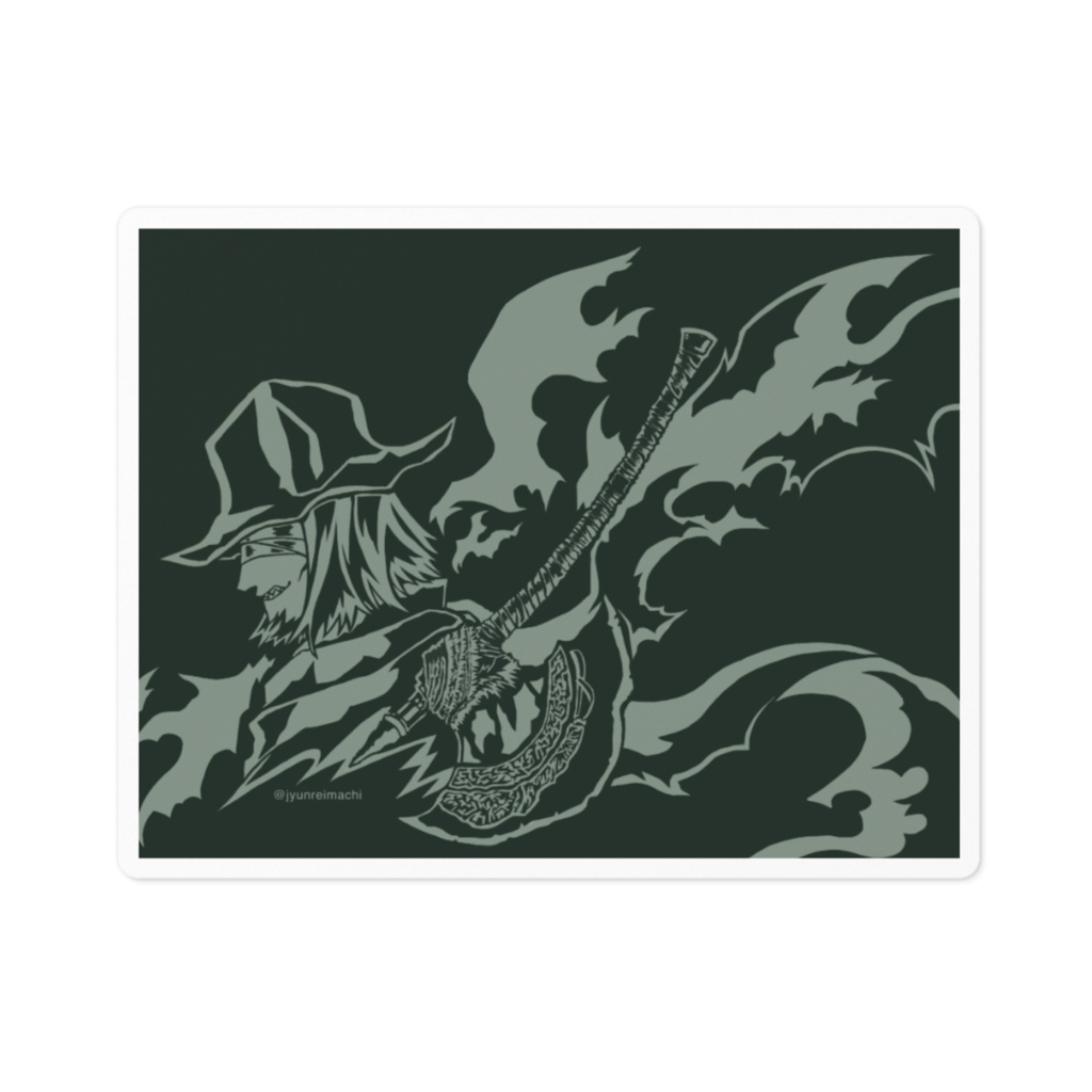 Bloodborne ガスコイン神父 ステッカー