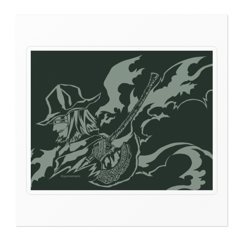 Bloodborne ガスコイン神父 ステッカー