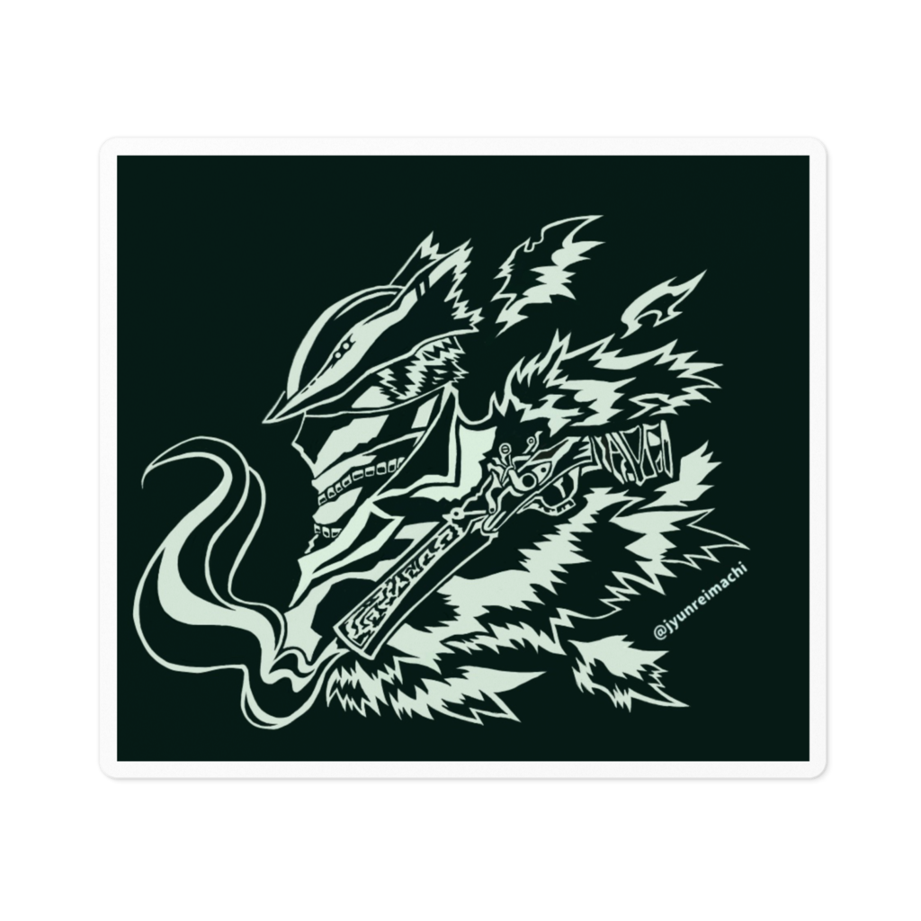 Bloodborne 狩人 ステッカー