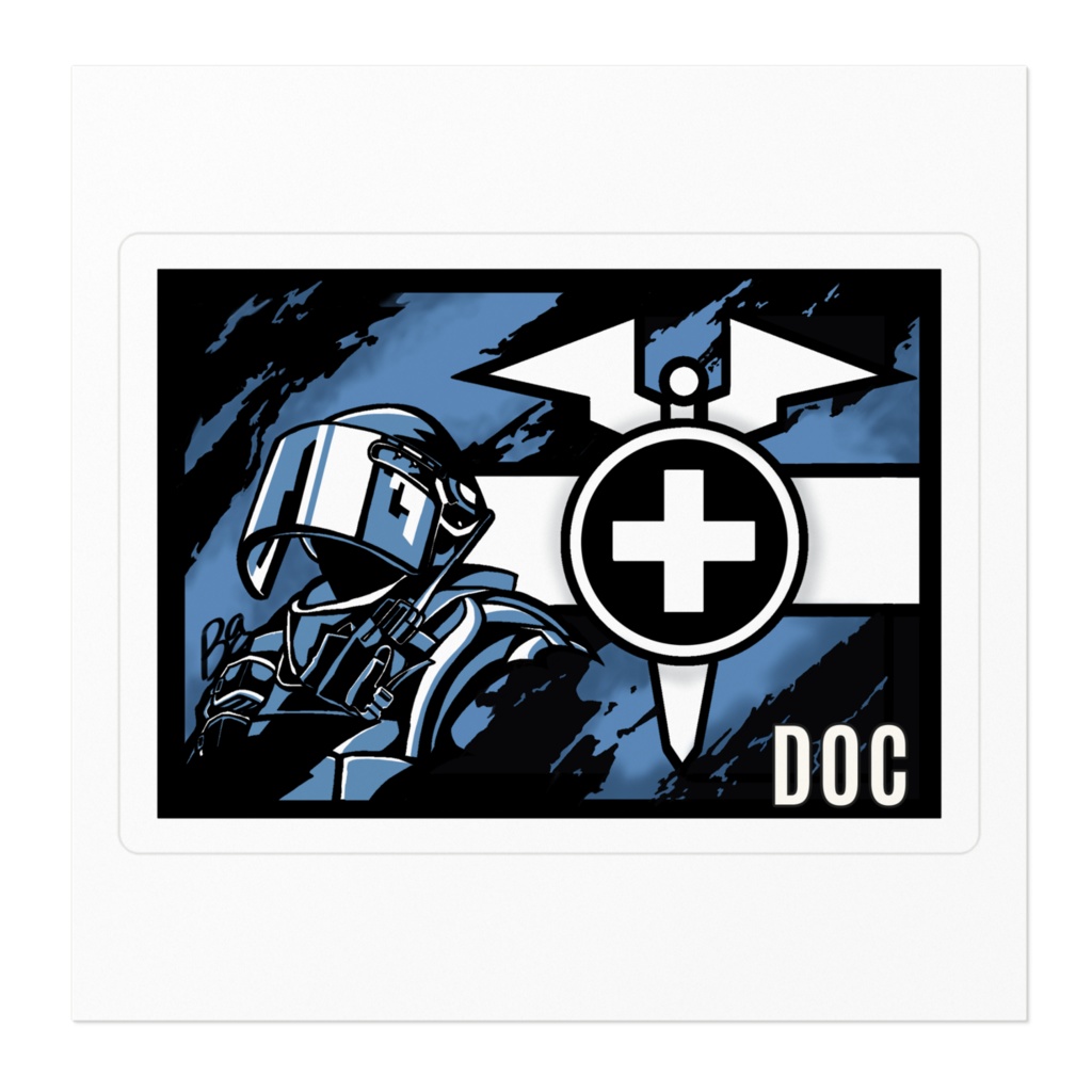 R6S DOCステッカー