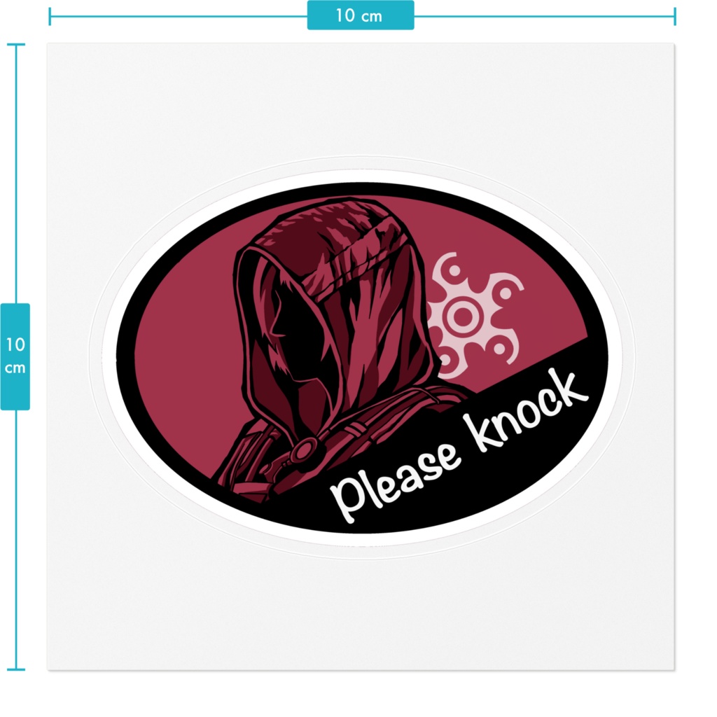 R6S Please knock ステッカー