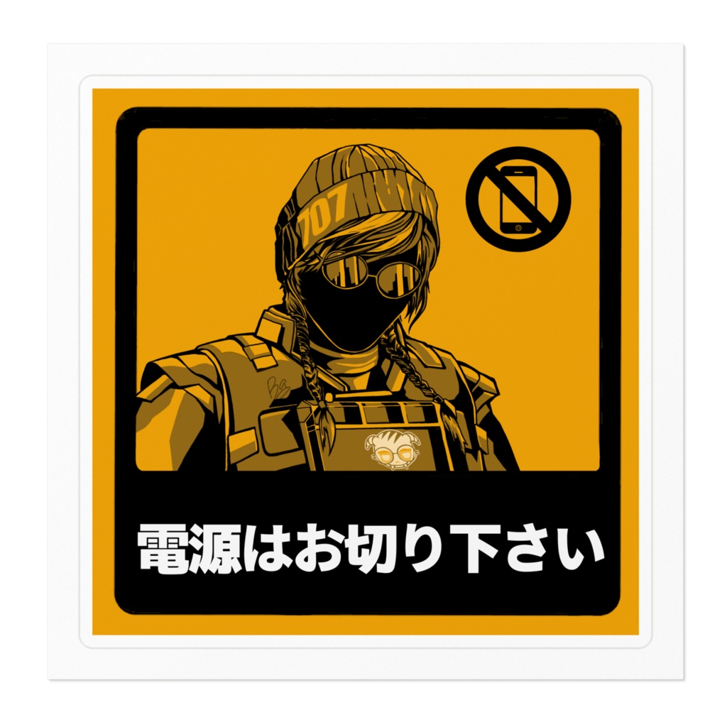 R6S DOKKAEBI耐水ステッカー