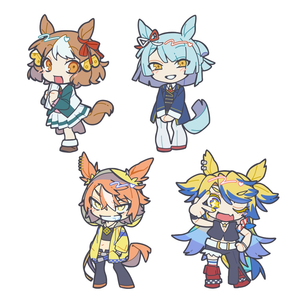 ウマ娘　アクリルキーホルダー