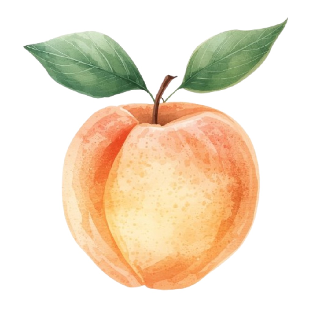 水彩画風・アンティーク 果物クリップアート 10点セット(PNG形式)