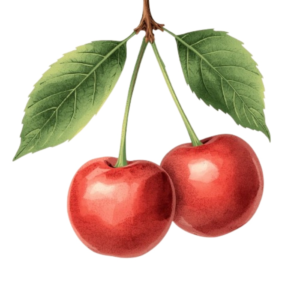 水彩画風・アンティーク 果物クリップアート 10点セット(PNG形式)