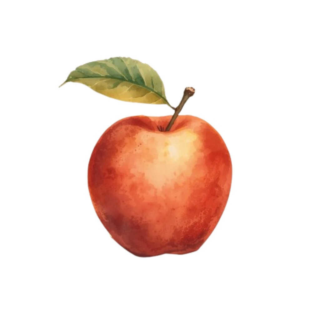 水彩画風・アンティーク 果物クリップアート 10点セット(PNG形式)