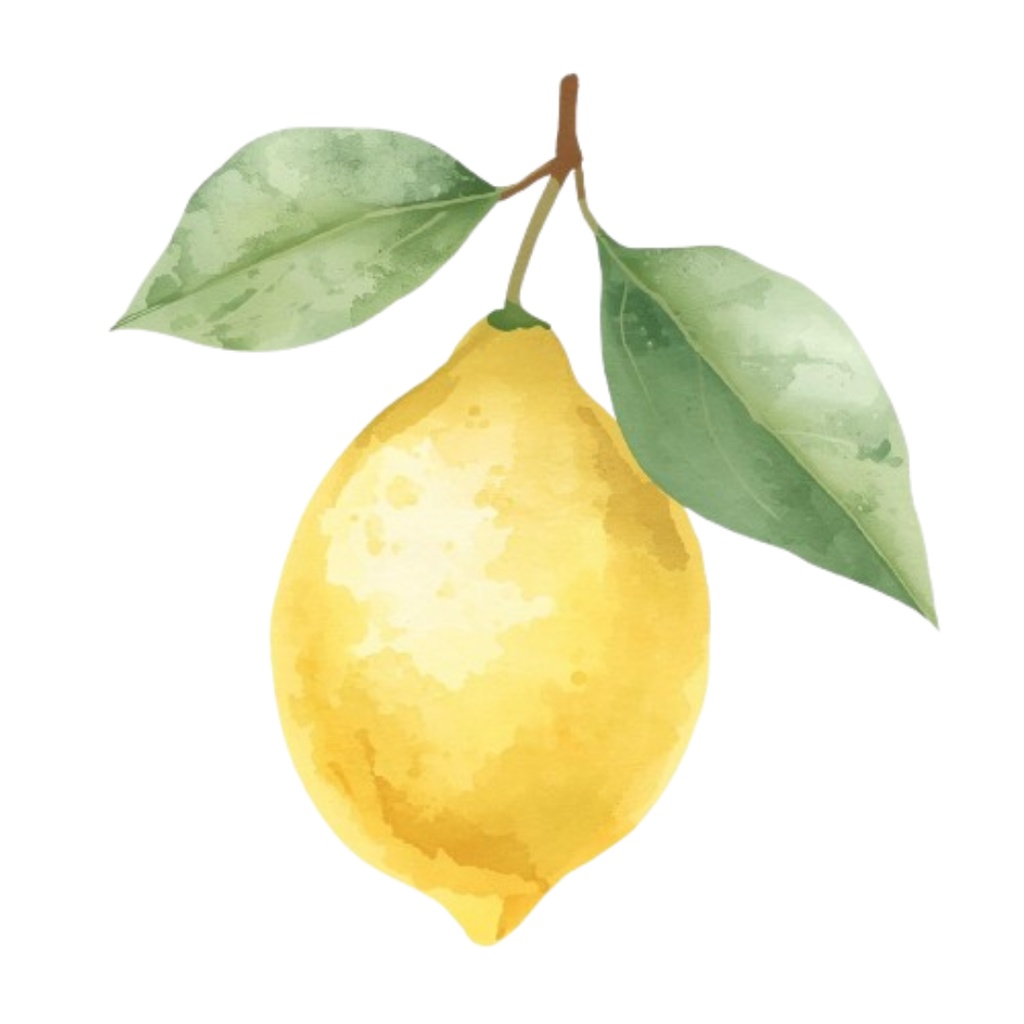 水彩画風・アンティーク 果物クリップアート 10点セット(PNG形式)