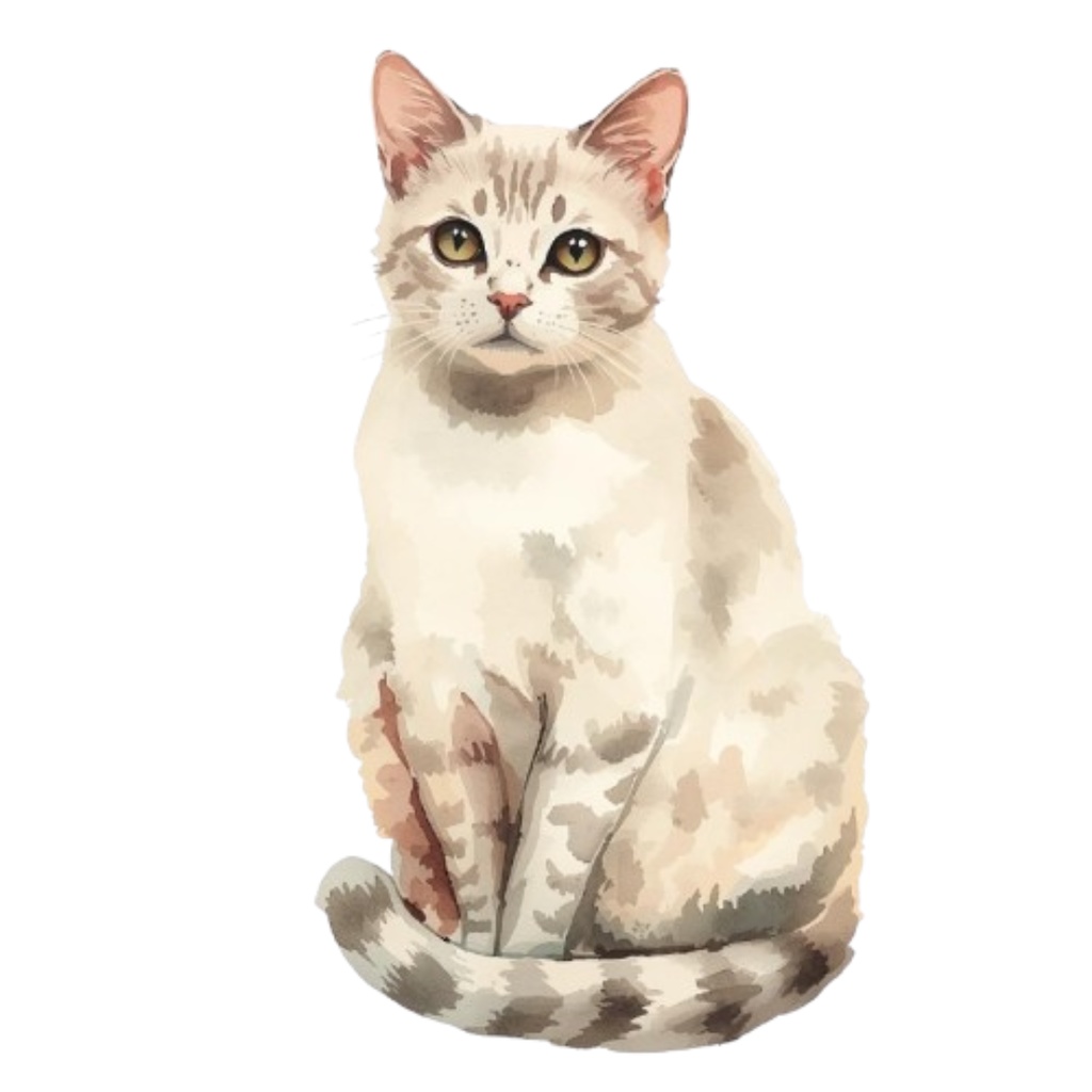 アンティーク水彩 動物クリップアート 15点セット(PNG形式)