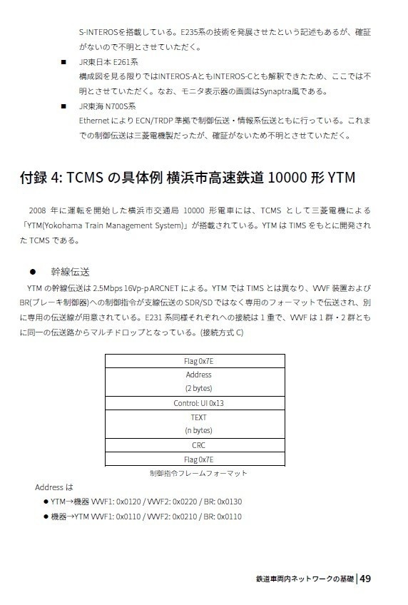 改訂 鉄道車両内ネットワークの基礎 - 鉄道同人技術研究所(mipsparc) - BOOTH