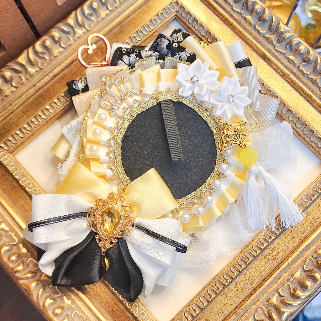 髭切 風 リボンロゼット