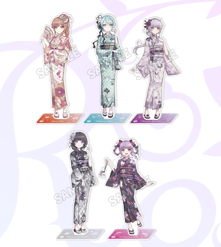 Roselia夏祭り！！同人グッズ　アクリル　缶バッジ