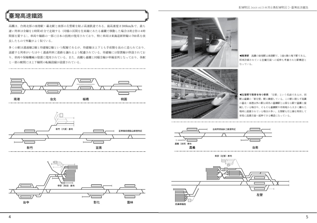 台湾全島配線略図 臺灣鐵路管理局・臺灣高鐵・阿里山森林鐵路【12月発送】